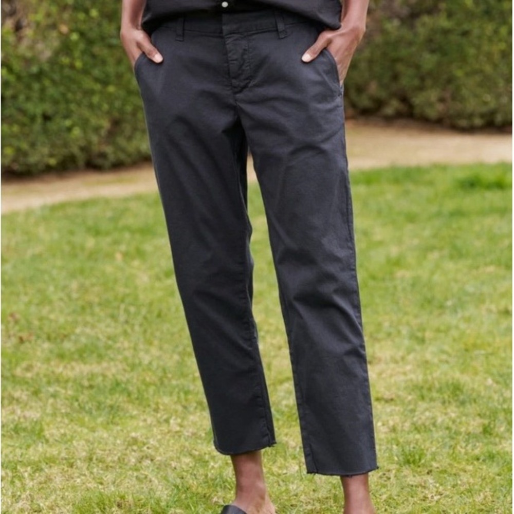 Frank & Eileen Charcoal Straight Leg Pants